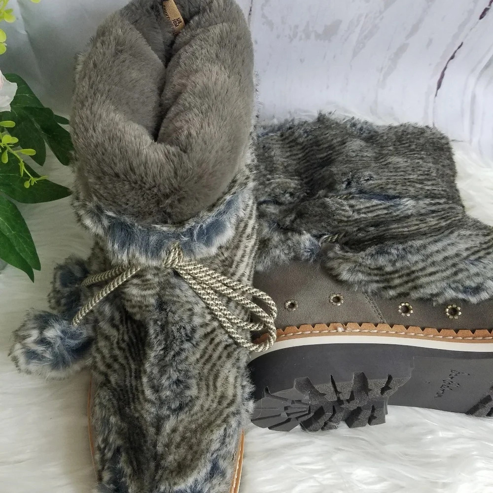 Sam Edelman Winter Faux Fur Boots - Picture 2 of 6